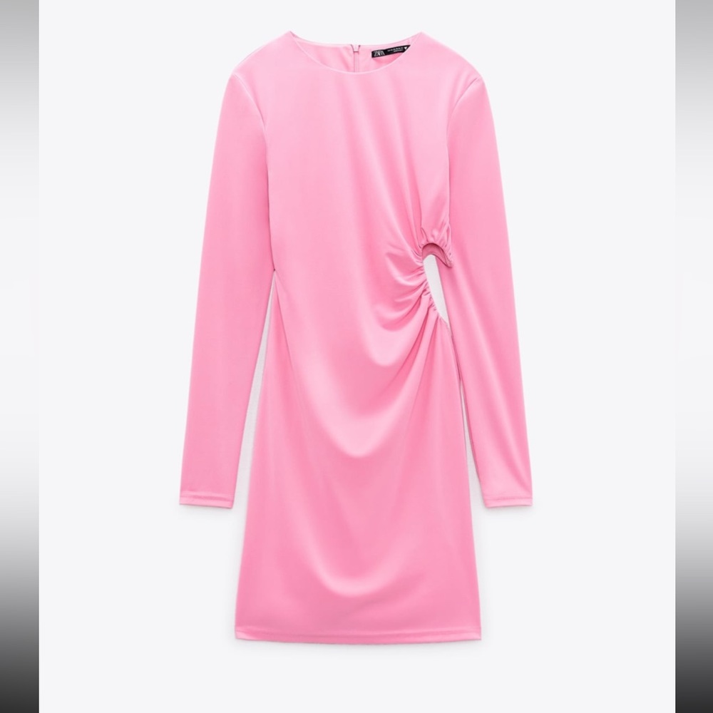 Zara cut out heart pink dress - Picture 5 of 13